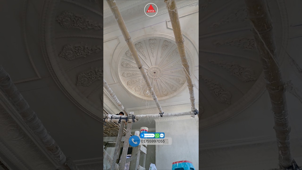 Royal Victorian Dome Design for Duplex Interior. #duplex #dome #design #homedecor