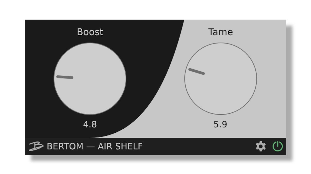 Bertom Air Shelf - Free high frequencies dynamic EQ plug-in