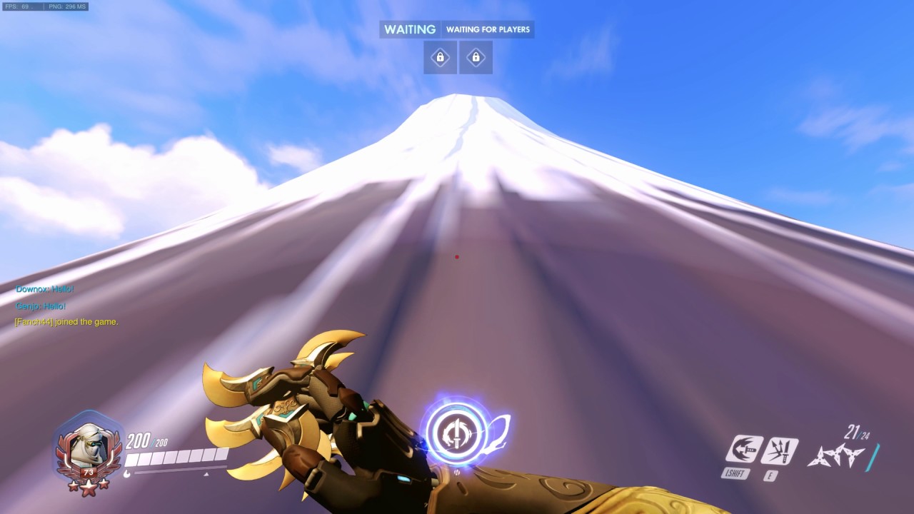 Overwatch - Reaching the Volcano in Hanamura (It's just a piece of flat ...