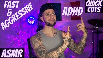 ASMR | Fast & Aggressive ADHD Random Triggers For Max Tingles (Quick Cuts)