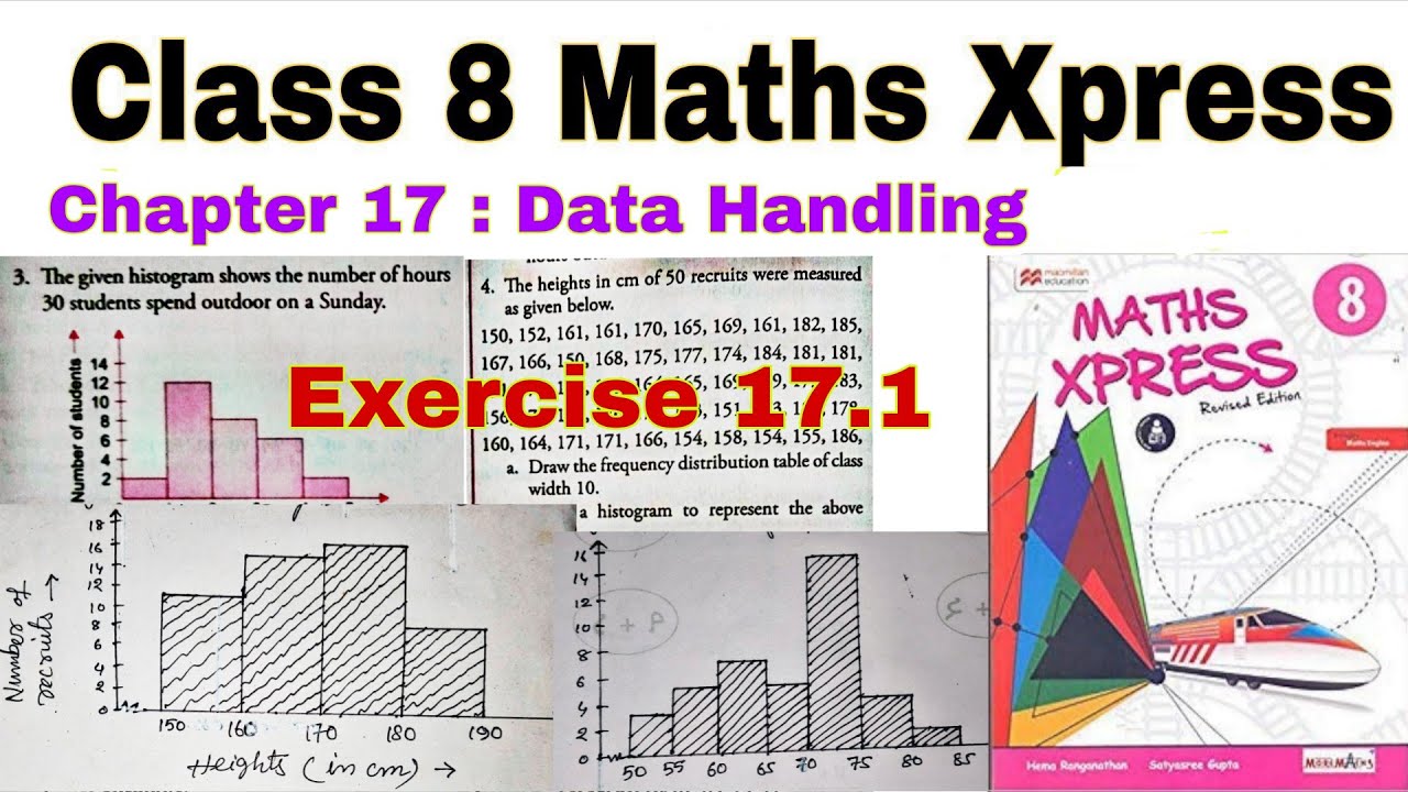 Class 8 Maths Xpress Chapter 17 Exercise 17.1 | Data Handling ...