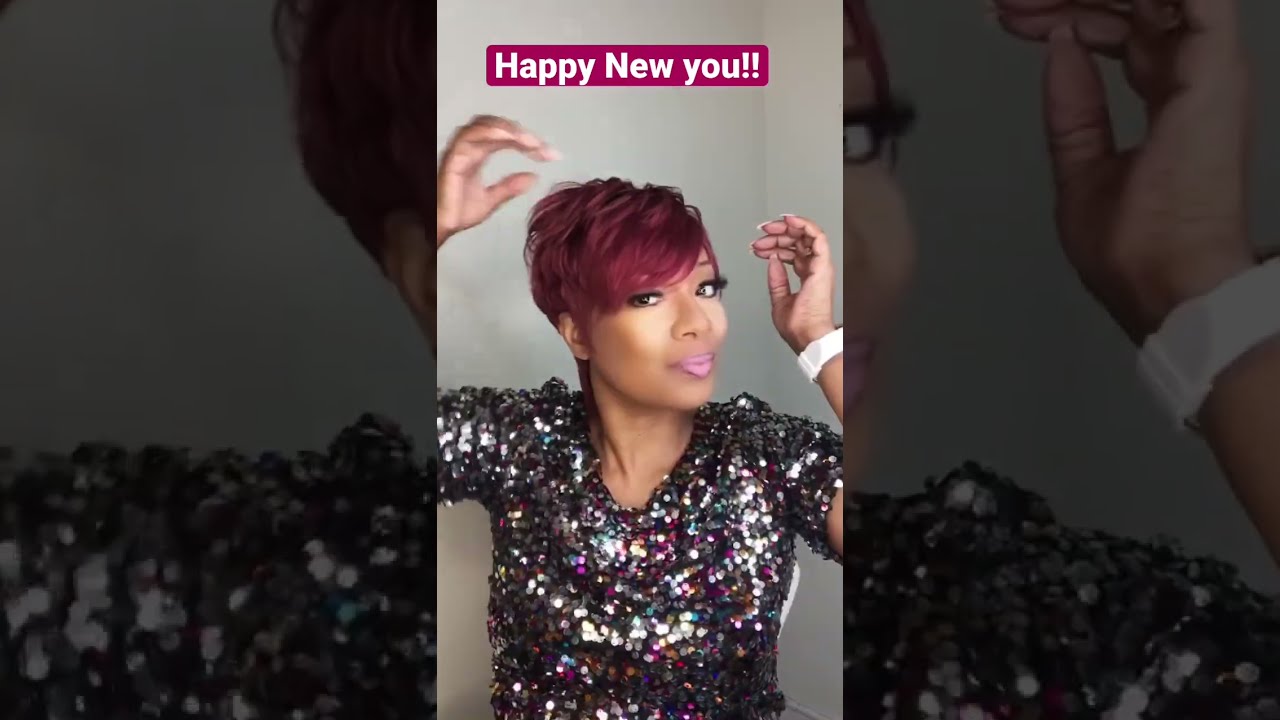 Short Pixie Cut Wig Easy Styling Technique Newyear 27piece Shorthaircut Pixiecutwig