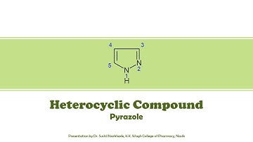 A video lecture on Pyrazole hetero-cycle.
