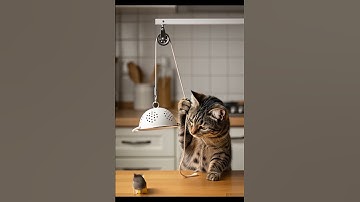 Shocking! 😱😱 This cat’s trap is a little too ingenious.. やばすぎ！😱😱猫の仕掛けは天才すぎる #shorts #tabbycat #trap