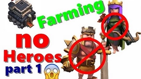 Farming WITHOUT Heroes Part 1 (Townhall 9) - Clash of Clans