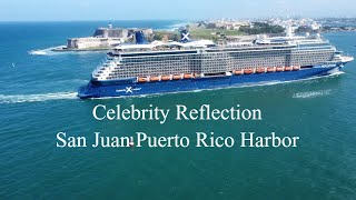Celebrity Reflection #cruiseship entering San Juan Puerto Rico Harbor #davidlaboy77