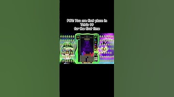 POV: You are first place in Tetris 99 for the first time