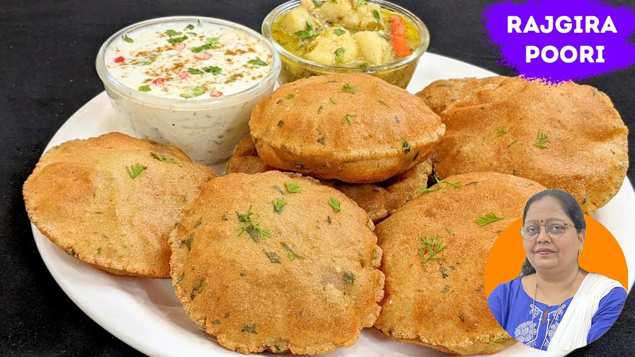 Rajgira Puri Recipe (Navratri Fasting/Vrat Recipe)