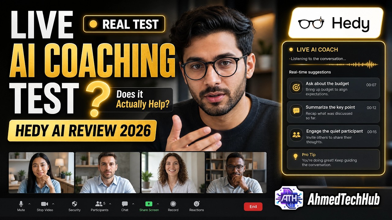 Hedy AI Review 2026 — I Let It Coach Me Live During a Real Meeting (Honest Test)