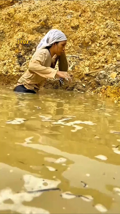 'Gold is hidden in the sand and rocks'