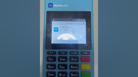 How to Update your Moniepoint terminal.