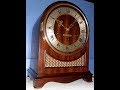 1950 SETH THOMAS MID-CENTURY MANTEL CLOCK WITH WESTMINSTER CHIMES