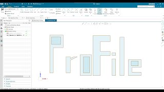 5.Mastering the Profile Command in NX | Draw & Dimension with Ease