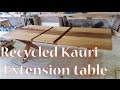 Recycled Kauri extension table