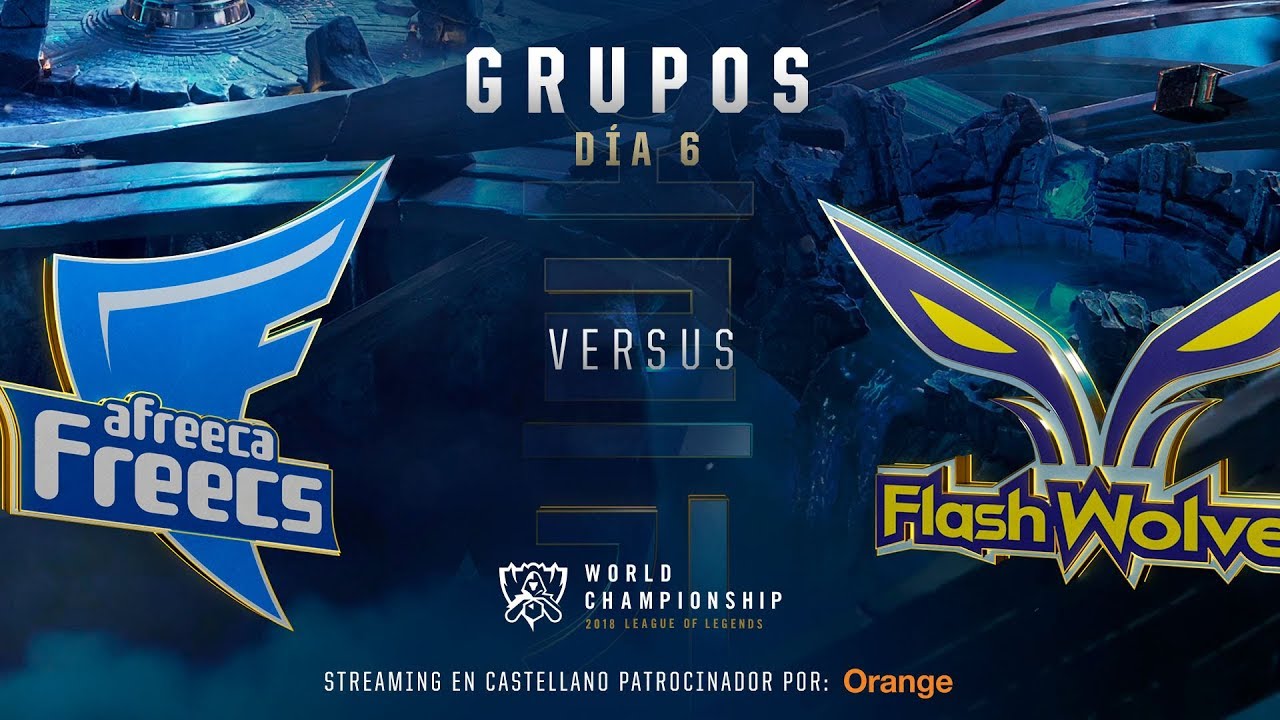 AFREECA FREECS VS FLASH WOLVES | WORLDS GRUPOS | DÍA 6 | LEAGUE OF LEGENDS WORLDS (2018)
