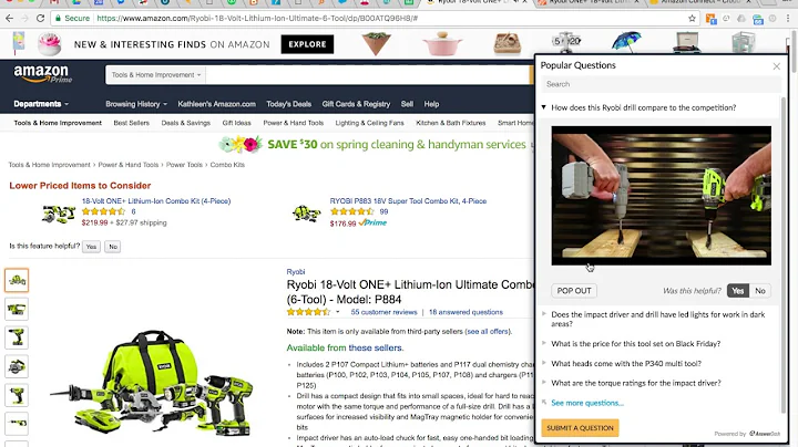 Amazon Ryobi demo