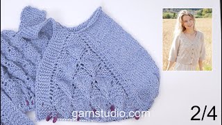 How to work the jacket in DROPS 248-5 β Part 2