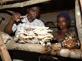 Processus de production de champignon  exprience de cripadd et ahpa avec coliers  kpomass bnin