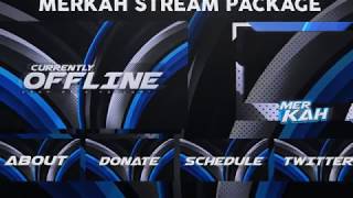 Merkah Stream Package | Client Work Speed Art