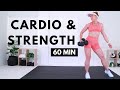 60 MIN INTENSE CARDIO & STRENGTH NO REPEAT - Tone Up Fast🔥Burn 507 Calories🔥