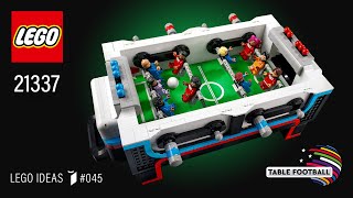 LEGO® Ideas №045 | Table Football (21337)[2339 pcs] Building Instructions | Top Brick Builder