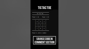 Tic Tac Toe || C/C++ Programming || #shorts #programming