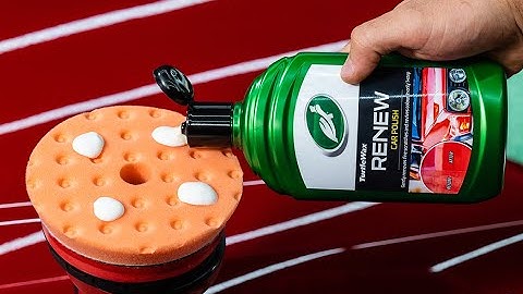 Surface Color & Shine Restoration | Turtle Wax Renew Polish (U.K.)