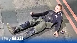 Drunk driver falls out of the pub before crashing his van into three people after heavy session by Daily Mail 216,227 views 4 days ago 2 minutes, 38 seconds