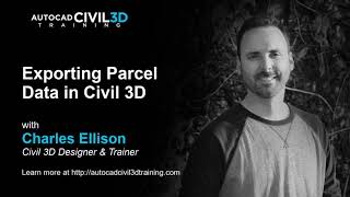 Exporting Parcel Data in Civil 3D
