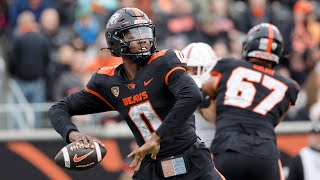 Aidan Chiles Oregon State QB freshman season highlights 2023