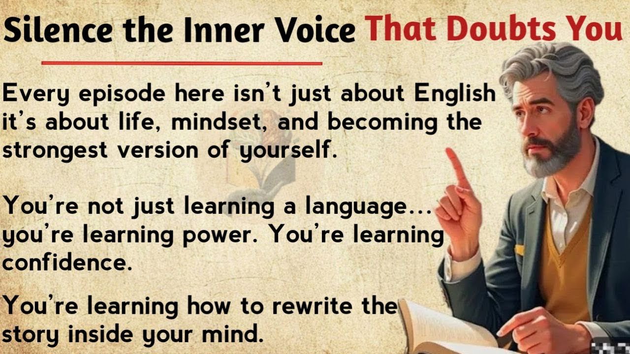 Silence the Inner Voice That Doubts You. Learn English Fluently 