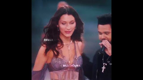 Bella sure didn’t want to see him! #bellahadid #bellahadidedit #victoriasecret
