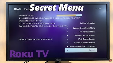 How To Open Roku TV Secret Menu