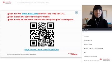 Moving your instruction online – fast! (Teaching from Home webinar series)