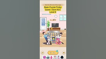 Brain Puzzle : Tricky Quest | Save Kid | Level 8 #brainpuzzletrickyquest #kpop #puzle #game