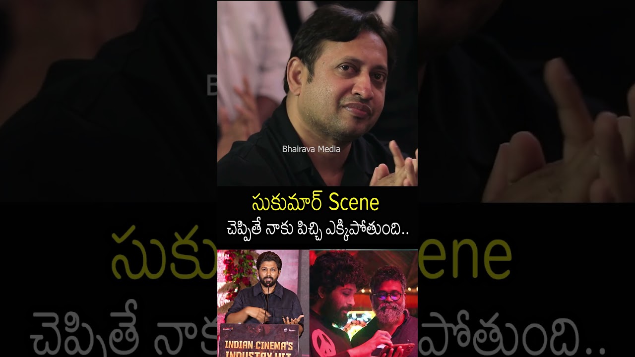 Allu Arjun Great Words About Director Sukumar | Pushpa 2 | Sukumar | Allu Arjun | BM