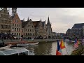 Самые красивые города Европы //Очень красивый вид на канал! ! Путешествие в Гент #2