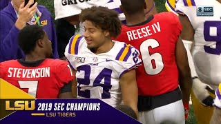 LSU CB Derek Stingley Jr vs Georgia (SEC Championship)