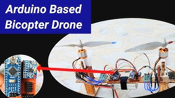 Bicopter Drone Using Arduino flight controller and Arduino Transmitter Reciver|Diy Arduino Drone