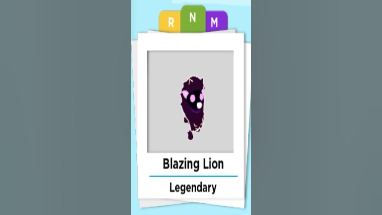 Blazing Lion Neon & Mega Neon in Adopt me #shorts - YouTube