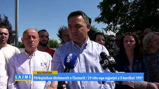 Përkujtohen dëshmorët e Flamurit / 29 vite nga ngjarjet e 9 korrikut 1997