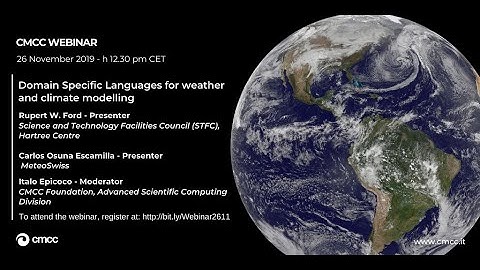 Domain specific languages for weather and climate modeling