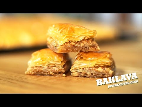 Vídeo: Com Fer Baklava A Partir De Pasta De Full Preparada