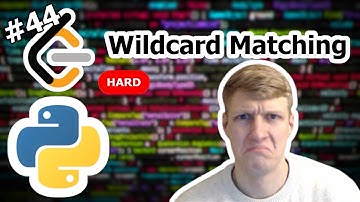 Wildcard Matching Python Solution - LeetCode #44