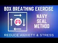 Box breathing exercise  take a deep breath  pranayama series