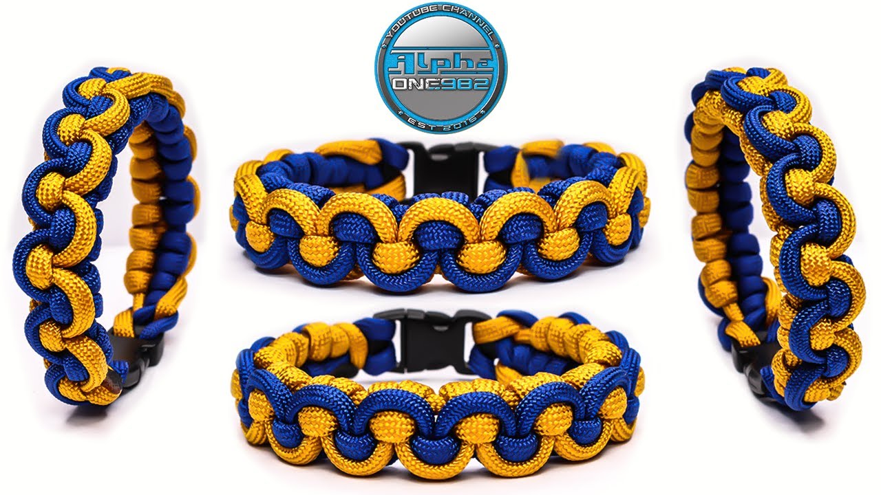 Elegant Paracord Bracelet Fast Simple Easy How to Make Half Hitch Knot Tutorial