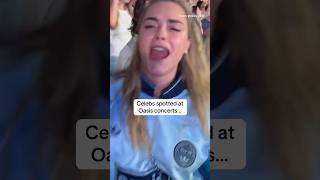 Celebs spotted at Oasis concerts 👀✨ #oasis #anyataylorjoy #caradelevingne #louistomlinson