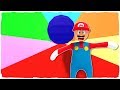 👉 ¡UNA ROCA GIGANTE QUIERE APLASTAR A SUPER MARIO DE PLASTILINA! - HUMAN FALL FLAT