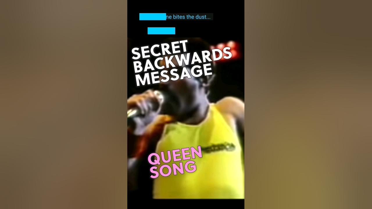 SECRET BACKWARDS MESSAGE in #queen song ! #freddiemercury #marijuana #rocknroll #backwards #πΈ SECRET BACKWARDS MESSAGE in #queen song ! #freddiemercury #marijuana #rocknroll #backwards #πΈ