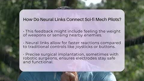 How Do Neural Links Connect Sci-fi Mech Pilots? - The SciFi Reel